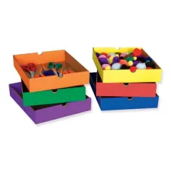 Classroom Keepers&reg; Drawers for 6-Shelf Organizer, 6 Assorted Colors, 2-1/2"H x 10-1/4"W x 13-1/4"D, 6 Drawers