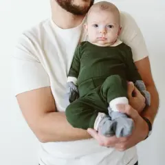 Goumikids Thermal Viscose + Organic Cotton Long Sleeve Bodysuit