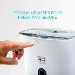 Arf Pets Automatic Pet Feeder, Cat & Dog Food Dispenser Bowl