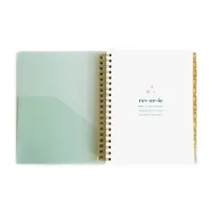 lake + loft Solid Aqua 12-month 2025 Reverie Planner