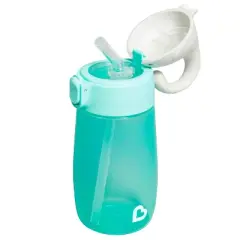 Munchkin Flip N Lock Elephant Straw Cup - Mint - 12oz