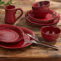 Park Designs Red Aspen Dinner Plate Set of 4