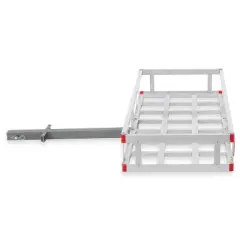 Rockland Universal Aluminum Cargo Carrier Rack Fits SUVs, Trucks, Cars, and RVs with 2 x 2 Inch Receiver Hitches, 31 x 49 Inches, 500 Pound Capacity