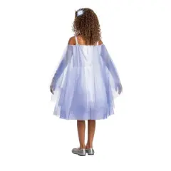 Kids' Disney Frozen Elsa Deluxe Light Up Halloween Costume Dress with Headpiece S (4-6x)