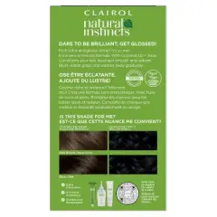 Natural Instincts Clairol Demi-Permanent Hair Color Cream Kit - Black
