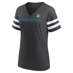 MLS Charlotte FC Women's Split Neck T-Shirt