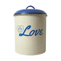 American Pet Supplies French Blue Pet Food & Treat Storage Canisters (Set of 3)