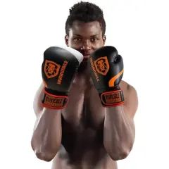 Amber Fight Gear Toughtek Hook & Loop Gloves &ndash; Durable, secure & versatile for boxing, kickboxing, Muay Thai & MMA. Ideal for men, women & kids.