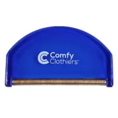 Comfy Clothiers Cashmere & Wool Comb for De-Pilling Sweaters & Clothing, Removes Pills, Fuzz and Lint from Garments, Blue