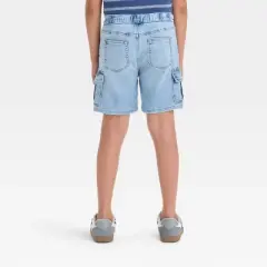Boys' 'At the Knee' Pull-On Cargo Denim Shorts - Cat & Jack&trade;