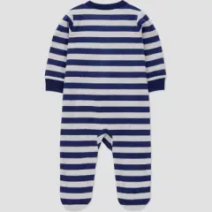 Carter's Just One You&reg; Baby Dog Striped Sleep N' Play - Navy Blue