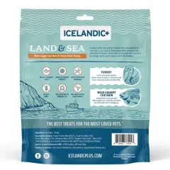 Icelandic+ Land & Sea Wild Caught Cod Skin & Freeze-Dried Turkey - 6.75oz