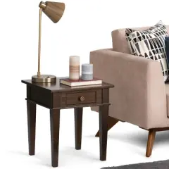18" Sterling Solid Wood Contemporary End Table - Wyndenhall