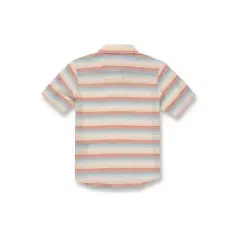 Volcom Toddler Boys Veecee Stripe Short Sleeve Button Down Shirt