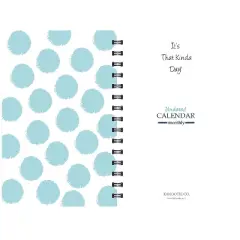Kahootie Co. Kahootie Co Weekly Planner 6" x 9" Teal Polka Dot (ITKWTPD)