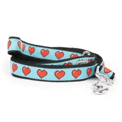 The Worthy Dog Graphic Hearts Dog Leash