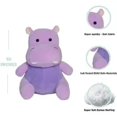 Avocatt Purple Hippo Plush
