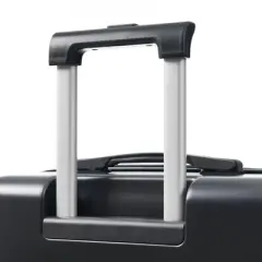 MOEPISY Luggage Set 5 Piece, Hardside Carry on Suitcase, Expandable Luggage with Travel Bags Spinner Wheels TSA Lock Black