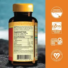 BioAstin Vegan Hawaiian Astaxanthin - Support Immune & Joint Health - Non-GMO & Farm-Direct - 4 mg, 120 Softgels