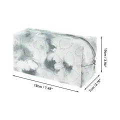 Unique Bargains Heart Tie-Dye Makeup Bag 1 Pc