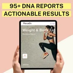 PlexusDx Diet & Weight Loss Genetic Test | At-Home DNA Test Kit | CLIA Lab | Health Test | 95+ Reports