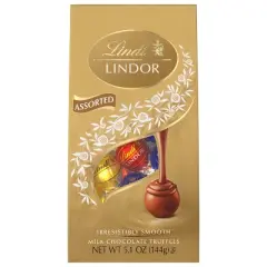 Lindt Lindor Assorted Chocolate Candy Truffles - 5.1oz