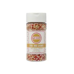 Mystic Sprinkles The Big Game - Red, Gold & White Nonpareil Mix 3.8oz