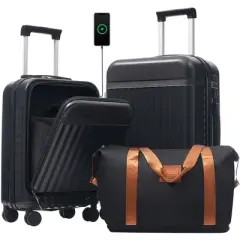 Dexmalle Front Opening Luggage Set 3 Piece