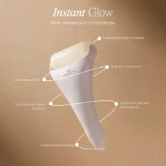 Project E Beauty Ice Roller For Face Cold Therapy | Face Massager | Eye Body Massage Under Eye Puffiness Brightening Cooling Cool Tightening | Facial