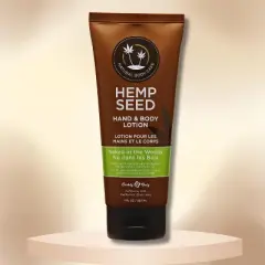 Earthly Body Hemp Seed Hand & Body Lotion (7 oz) - Naked In The Woods | For Healthy, Glowing Skin | Locks in Moisture, Reduces Dryness & Fine Lines