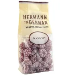 Hermann the German Blackberry Hard Candy 5.29 oz. / 150 g (Pack of 2)