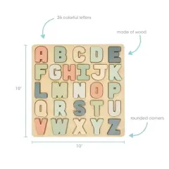 Pearhead Wooden Puzzle - Alphabet Toy
