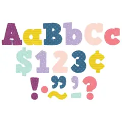 Teacher Created Resources&reg; Oh Happy Day Bold Block 4" Letters Combo Pack, 230 Pieces Per Pack, 3 Packs