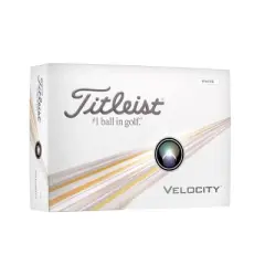 Titleist Velocity Golf Ball 12pk - White: Adult Sport Equipment, Ionomer