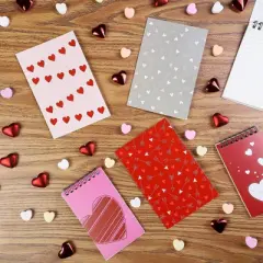 Best Paper Greetings 36 Pack Valentine&rsquo;s Day Greeting Cards, Heart Patterned Cards with Red Envelopes, 4 x 6 In