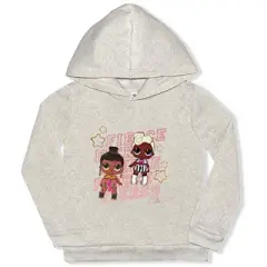 Girl's 2-Pack LOL Surprise Pullover Hoodie Sweatshirt and Patterned Legging Pants Variety For Kids