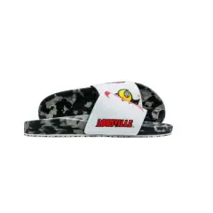 NCAA Louisville Cardinals Slydr Pro Black Sandals - White M10/W12
