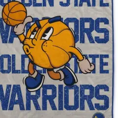 NBA Golden State Warriors 60"x80" Cartoon Basketball Ultra Cozy Blanket