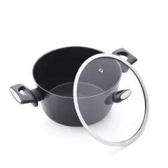 Korkmaz Nora 2 Piece 3 Liter Alumium Nonstick Casserole Dish with Lid