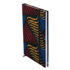 African Hardcover Journal City Ribbon - Heart of Ghana: Lined Paper, Dated Notebook, 160 Pages, 5x7.75", Ribbon Marker