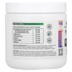 Bark&Spark Allergy Relief Immune Chews, Itchy Skin Relief, For Dogs, Bacon Flavor, 120 Soft Chews, 9.3 oz (264 g)