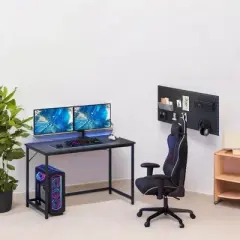 Industrial Style Computer Desk, Gaming Desk, Home Office Desk