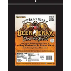 Buffalo Bills 2.6oz Premium Beer Beef Jerky Packs (six 2.6oz beef jerky packs)