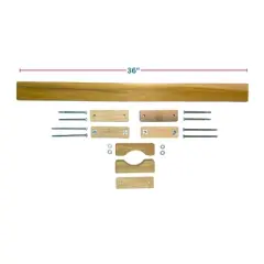 Cardinal Gates Regular Gate Installation Kit - 36 Inch Stairway Bannister Clamp