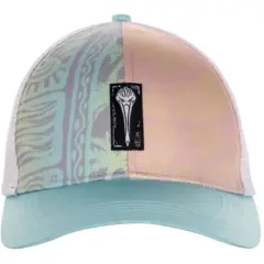 Mad Pelican Crazy Squares Knucklehead Snapback Hat - Multi