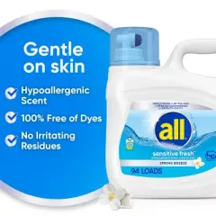 All Free & Clear Sensitive Fresh Laundry Detergent