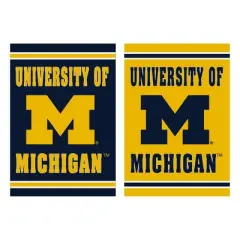 Embossed Suede Flag, House Size, University Of Michigan