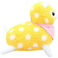 UCC Distributing Alpaca 12-Inch Plush w/ Bandana - Pastel Orange