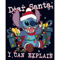Girl's Lilo & Stitch Dear Santa, I Can Explain T-Shirt