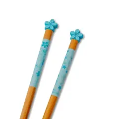Silver Buffalo Disney Lilo & Stitch 2-Pair Wooden Chopstick Set With Ceramic Rests